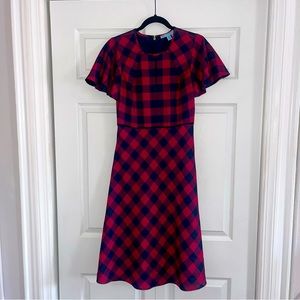 Draper James Checkered Dress